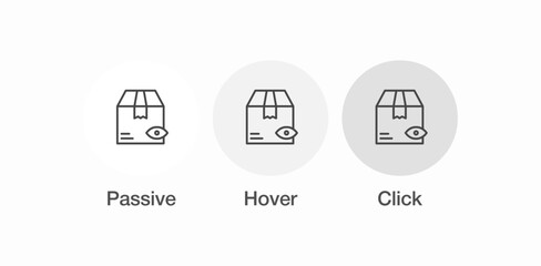 tracked package box icon sign vector