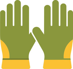 Gardening gloves protective workwear hands ready for outdoor tasks vector