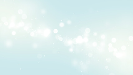 bright winter blue blurred bokeh lights and glitter stars ,space shiny glowing bokeh light new year and christmas,social media background	