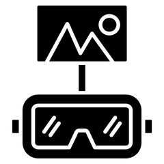 Virtual reality gaming symbol