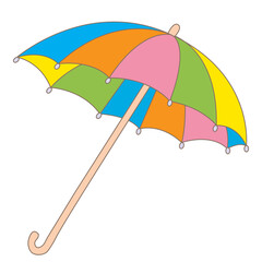 umbrella simple vector illustration