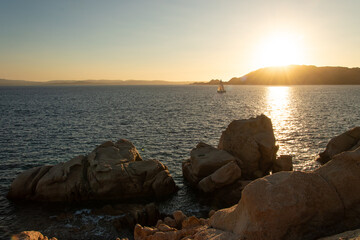 La Maddalena Archipelago, beautiful coastline, La Maddalena Archipelago National Park, Sardinia, Italy