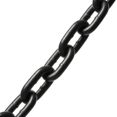 Obraz premium Metal chain against void conveys strength industrial feel seamless design concept