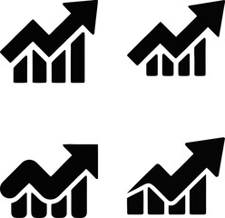 Simple Black and White Abstract Shape Design Vector Illustration Modern Art