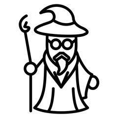 AI Wizard Avatar Icon