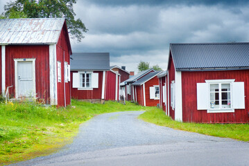 Gammelstad Church Town in Gammelstaden 10 km north of Lule&aring;, Sweden