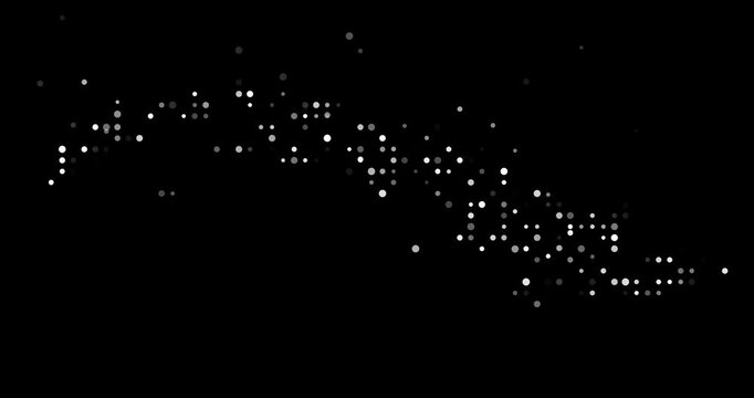 Global Data Motion Design Showing Map of Cuba