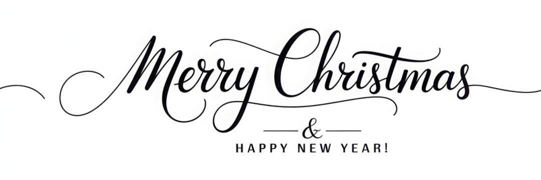 Merry Christmas hand lettering isolated. Vector illustration
- Powered by Adobe