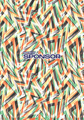 Fototapeta premium Modern Abstract Sports Jersey Background Design