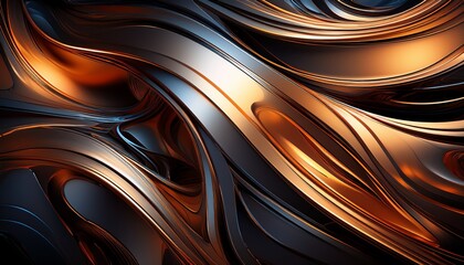 Obraz premium an elegant abstract metallic texture with a dynamic and futuristic feel