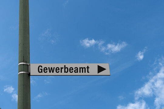 Wegweiser, Gewerbeamt