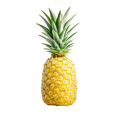 Fototapeta premium Fresh and Juicy Pineapple Isolated on White Background
