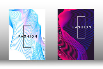 Elegant flowing shapes with harmonious gradients. Perfect for creating modern posters, banners, or digital templates. A visually striking vector design for trendy projects.