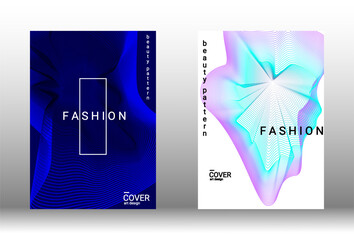 Elegant flowing shapes with harmonious gradients. Perfect for creating modern posters, banners, or digital templates. A visually striking vector design for trendy projects.