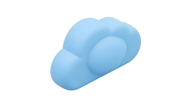 A pastel orange rainbow stacker toy isolated on white background