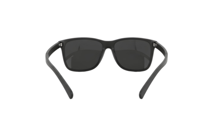 Green lighthouse isolated on white background