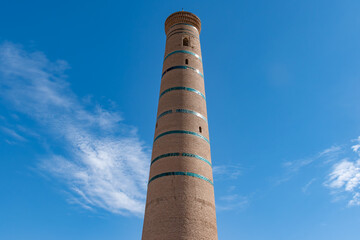 Minaret of Medersa - Mohammed Amin Khan - Khiva - Uzbekistan