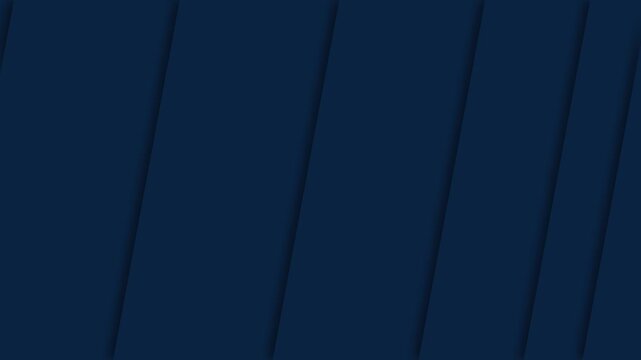 Dark blue diagonal venetian blinds transition animation with shadow and smooth moving horizontally on green screen. 4K animated for transitions, motion graphics, and video editing.