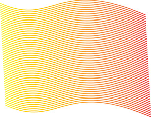 Minimalist Warm Gradient Wavy Lines Background