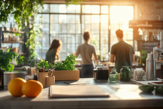 Creative Fashion Team Working in Industrial Design Studio