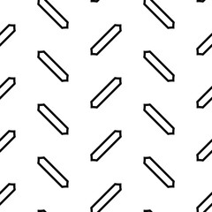 Repeated slanted shapes background. Seamless surface pattern design with polygons ornament. Tilted blocks wallpaper. Jagged figures motif. Digital paper, print. Herringbone image. Checkered vector.