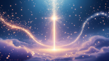 Glowing abstract background.