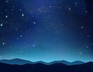Fototapeta premium fond degrade bleu nuit etoilee