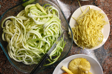 italian spaguetti pasta with nutritional carbohydrates