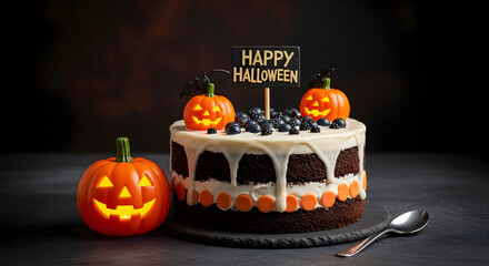 Halloween cake theme