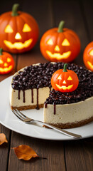 Cheese cake - Halloween theme 