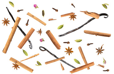 Ceylon Cinnamon Isolated, Cinnamomum Verum Bark, Zeylanicum, Real Original Cinnamon Sticks