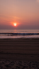 Waves rolling at some eyes