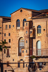 Fototapeta premium Old buildings in the city of Siena, Tuscany, Italy.
