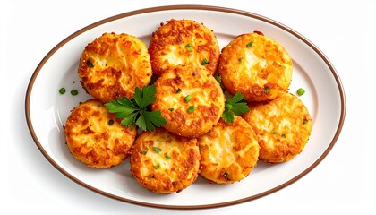 Potato fritters are delicious and healthy