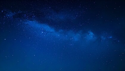 宇宙 星空 夜空 銀河 天の川 星 煌めき 輝き ブルー ダークネイビー 幻想的 神秘的 広い 壮大 無限 孤独 静寂 夢想 ロマンチック 深遠