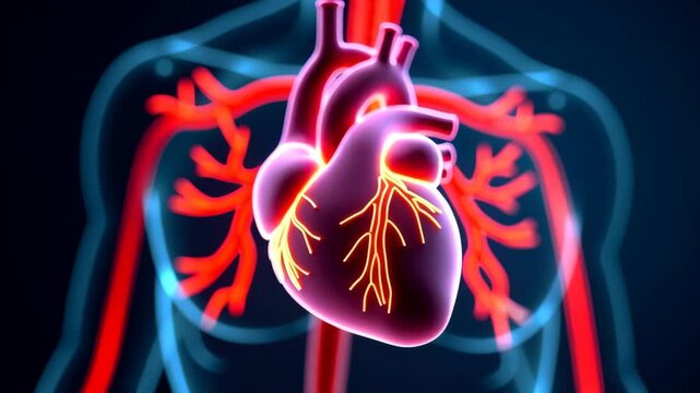 cardiac organ: heart anatomy, vascular health, medical illustration, artery structure, blood flow, heart disease, cardiac surgery, heart function, coronary artery disease, heart transplant