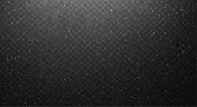 Abstract background of water drops on a textured surface, evoking a sense of atmospheric depth. A dynamic array of water droplets shimmer, creating an engaging visual texture. vector illustration