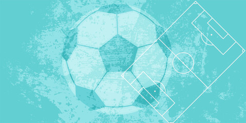design sports football banner ball vector text.Vector ilustration