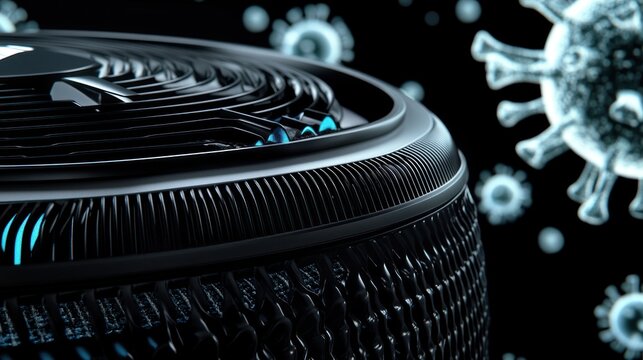 Futuristic technology combating viruses