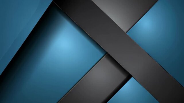 Abstract Design with Geometric Forms: A dynamic arrangement of geometric shapes in a cool, modern aesthetic, with interlocking elements, creating a captivating visual effect.