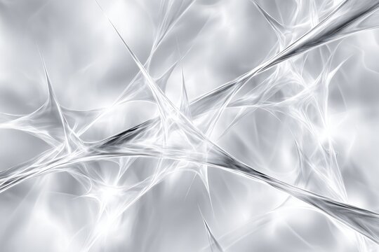 Abstract Glowing Grey White Design