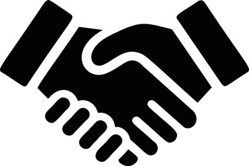 Obraz premium Handshake icon sketch, hand drawn vector, business agreement symbol — stock vector