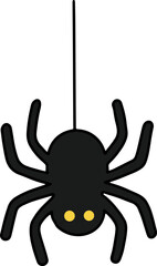 halloween spider bug vector illustration