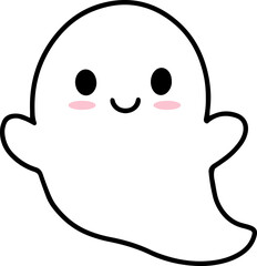 halloween ghost vector illustration