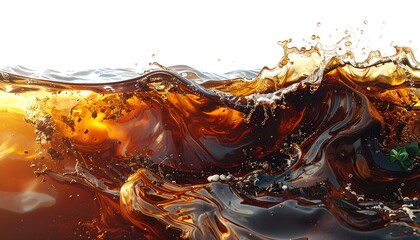 Floating in dirty brown water with visible trash and oil sheen, symbolizing severe pollution, environmental neglect, and ecological crisis.