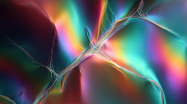 Abstract Colorful Design With Vibrant Colors