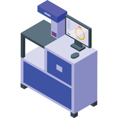 Industrial Laser Engraving Machine For Jewelry With Computer Display Showing Ring Design And Control Panel In A Workshop Environment