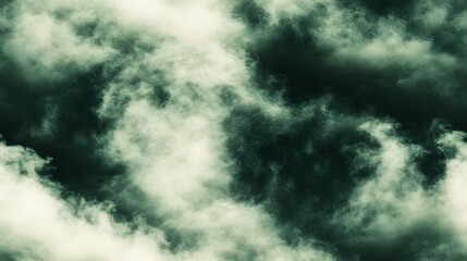 Obraz premium Dense, swirling mass of dark and pale atmospheric vapor creates an ominous backdrop