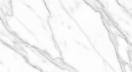 Obraz premium Elegant white marble texture featuring a graceful and fluid pattern of gray veins, creating a luxurious and sophisticated natural stone background