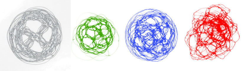 water caustic texture ball isolated on white background, realistic artistic illustration showing blue rippling light reflections and liquid surface effect